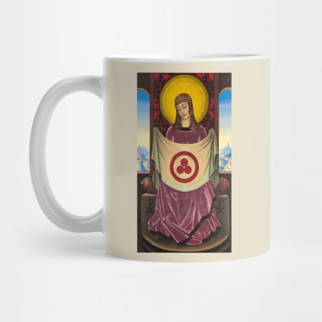 Madonna Oriflamma by Nicholas Roerich by Star Scrunch